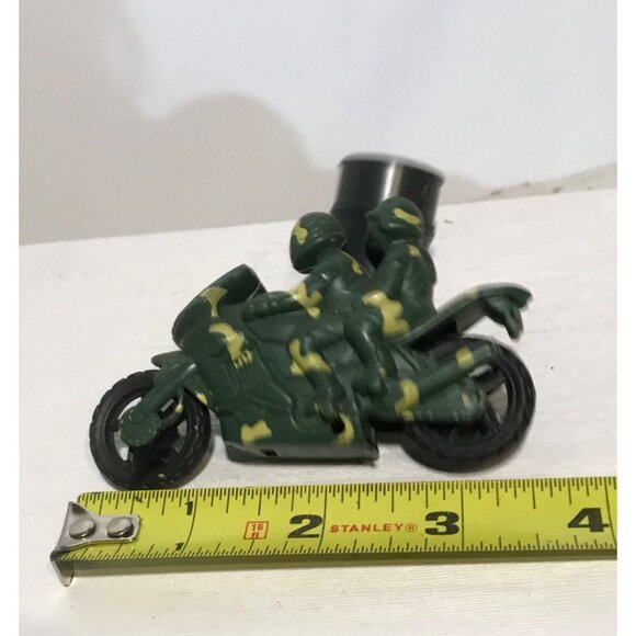 Vintage USA Military Toy Vehicles Set Of 3 Tank Motorcycle & Bus - Picture 16 of 16